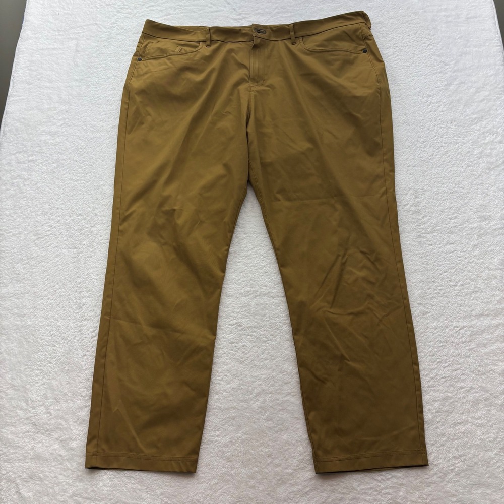 Public Rec Workday Pant Mens 44x32 Khaki Gold Performance Chino Straight Leg